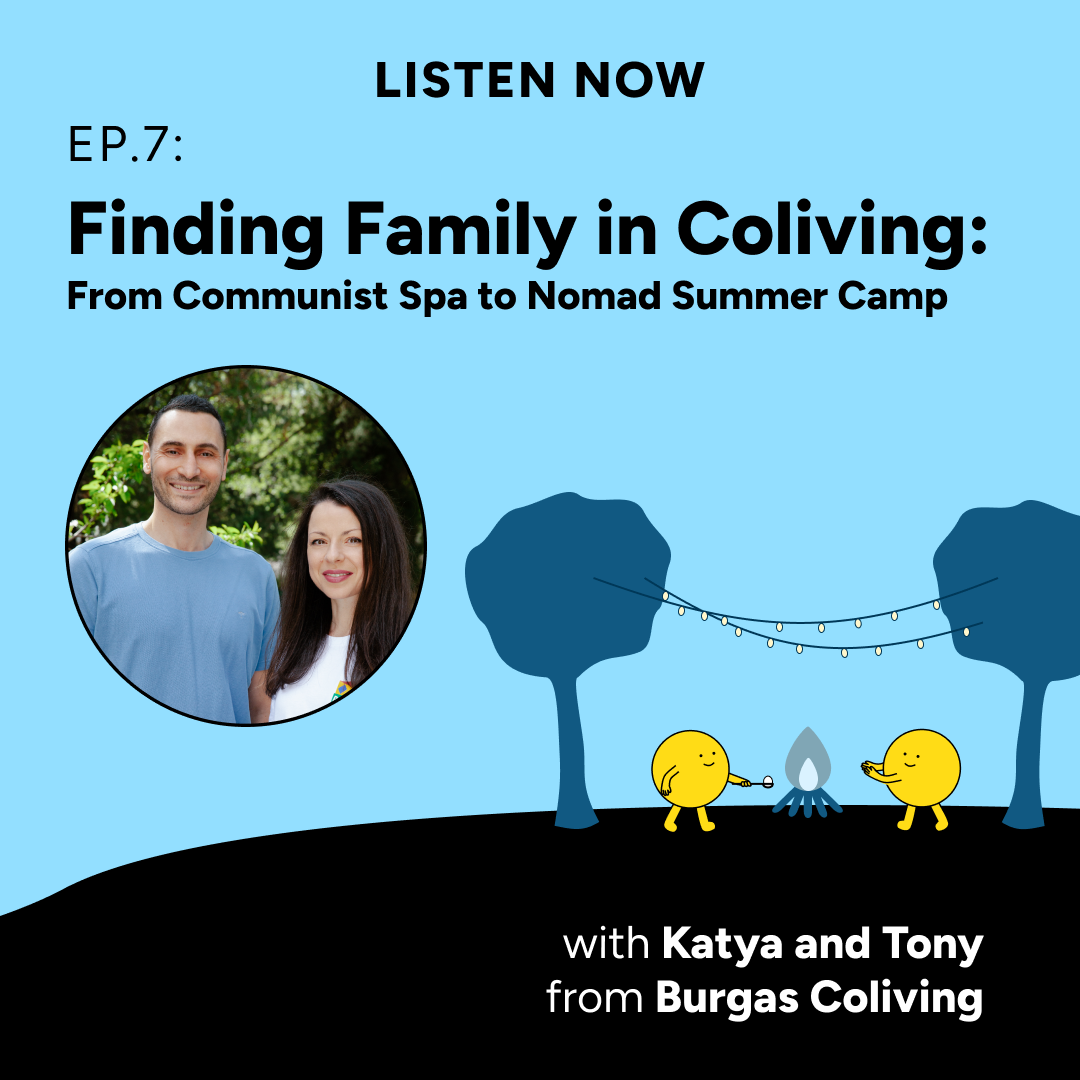 finding family in colivings, with tony and katya of burgas coliving in bulgaria